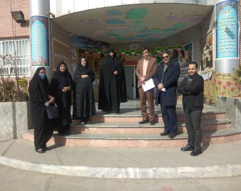 بازدیدسرگروه های محترم آموزشی شهرستان از آموزشگاه-بهمن ماه1401
